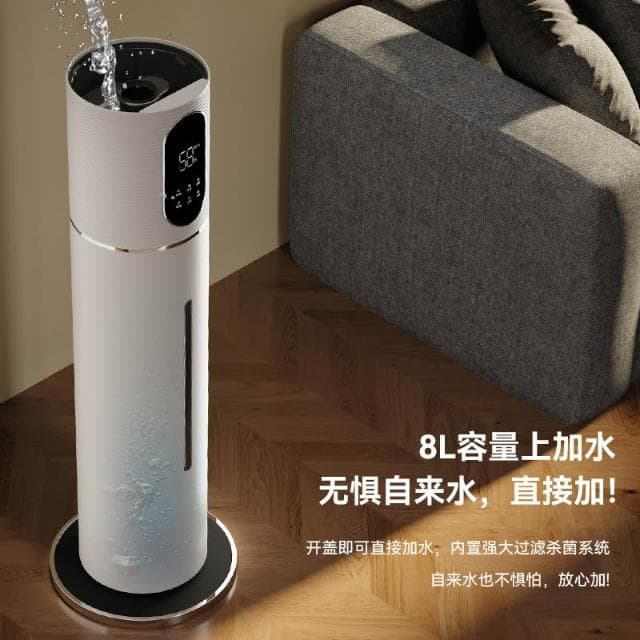 110v寬電壓空氣加濕器家用靜音臥室孕婦嬰兒香薰超聲波大霧量淨化