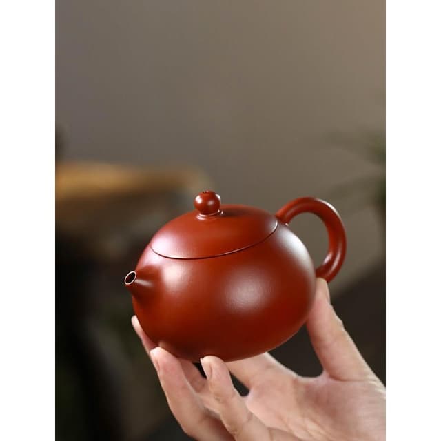 宜興紫砂壺純手工紫砂茶具原礦紫泥大紅袍家用泡茶壺套裝倩冰西施