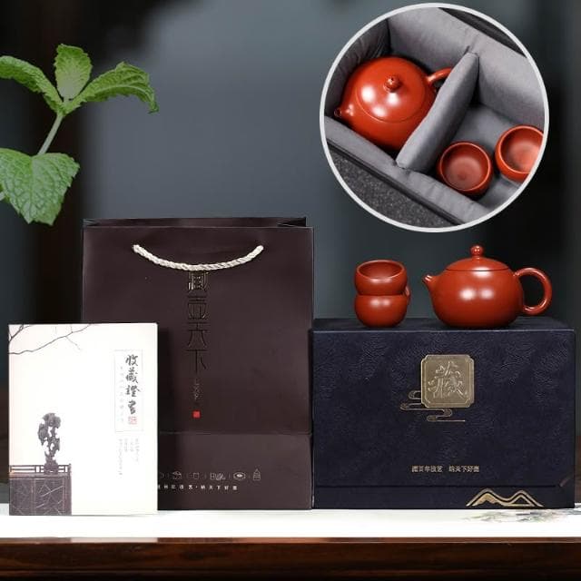 宜興紫砂壺純手工紫砂茶具原礦紫泥大紅袍家用泡茶壺套裝倩冰西施