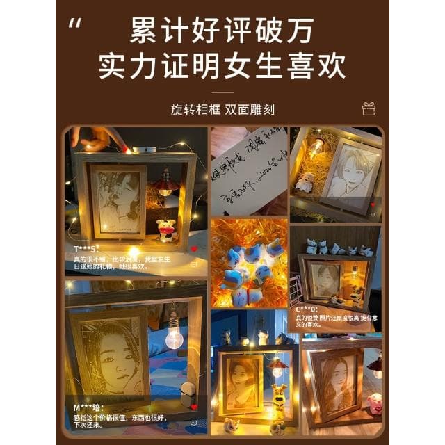 照片定制生日禮物女生送女朋友老婆閨蜜實用高級感紀念520情人節