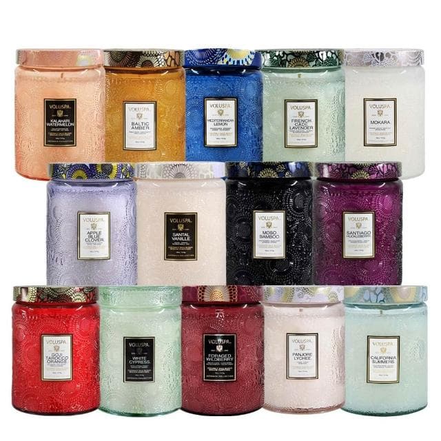 【VOLUSPA】VoluSpa 香氛蠟燭 浮雕玻璃罐 18oz/510oz 多款可選