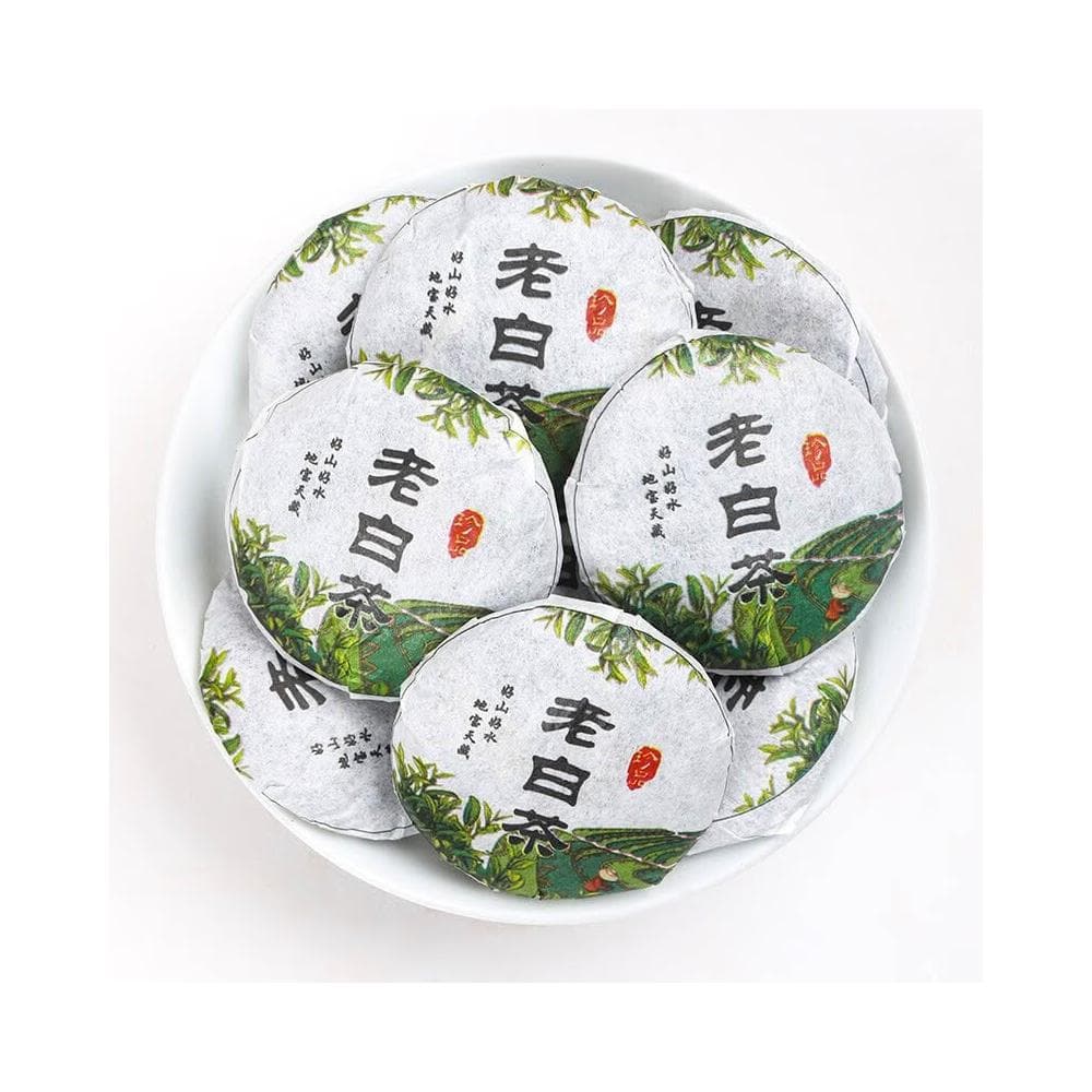 Camelliar閱客福鼎茶葉老白茶陳皮白茶壽眉白茶龍珠貢眉小茶餅試喝裝15泡