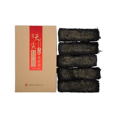 Camelliar1KG  送茶刀  2015年一級金花天茯正宗陳年湖南安化黑茶