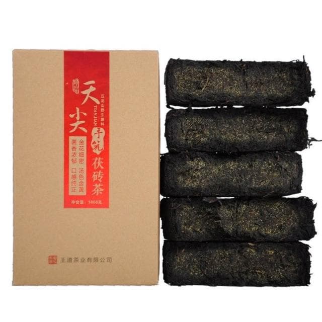 Camelliar1KG  送茶刀  2015年一級金花天茯正宗陳年湖南安化黑茶