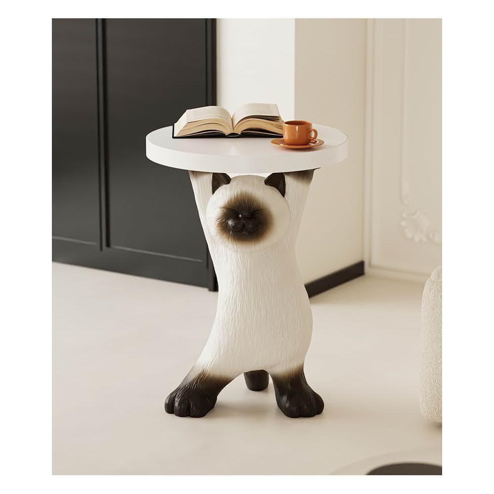 茶幾廳落地擺件 新婚電視櫃沙發臥室床頭櫃 妖嬈可愛暹羅貓客 喬遷禮物