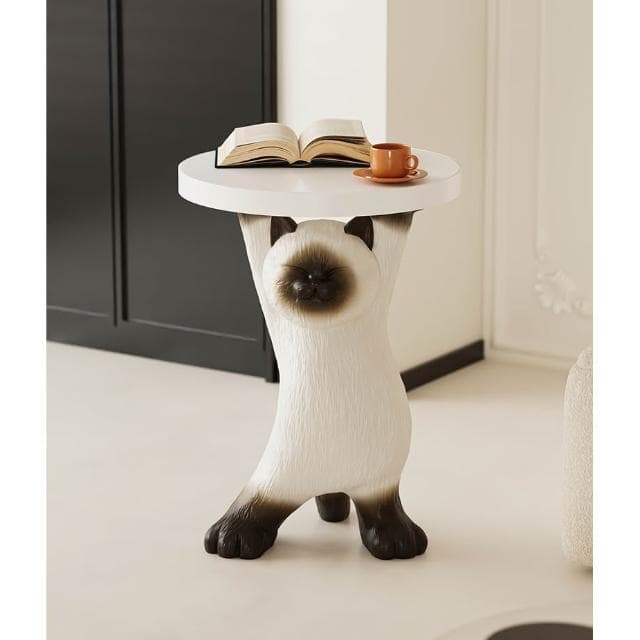 茶幾廳落地擺件 新婚電視櫃沙發臥室床頭櫃 妖嬈可愛暹羅貓客 喬遷禮物