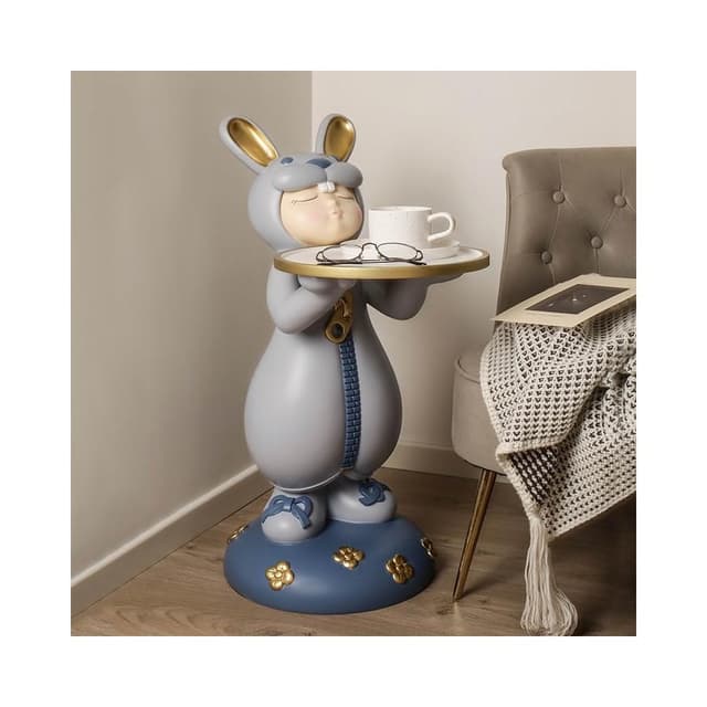 美宜傢居工廠店 廠家 直銷 網紅奶牙兔創意大型落地收納擺件傢居客廳裝飾喬遷新居禮物禮品
