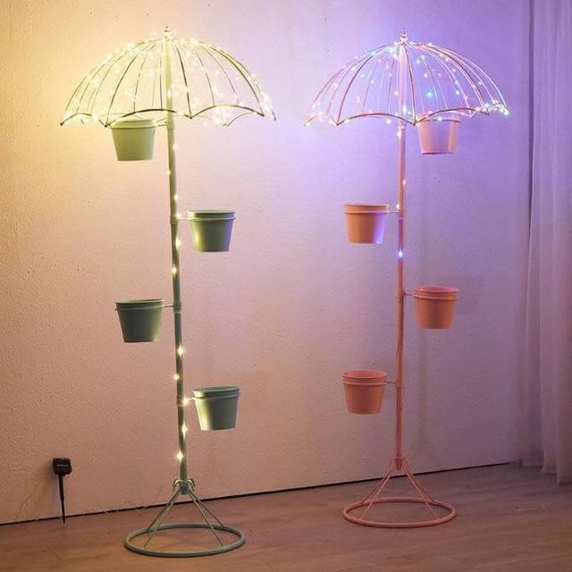 花架 盆栽架 植物架 北歐花架戶外鐵藝花盆架子多層陽臺花盆掛架綠蘿架庭院花架落地式