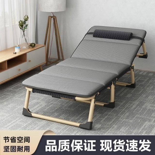 折疊床單人躺椅午休家用辦公室午睡床神器小巧輕便行軍床簡易便攜