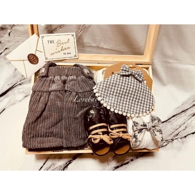 女寶寶禮盒 吊帶系列·滿月禮·彌月禮盒·嬰兒禮盒·新生兒禮盒·滿月送禮·彌月禮·寶寶禮盒·女寶禮物·週歲禮物·滿月送禮