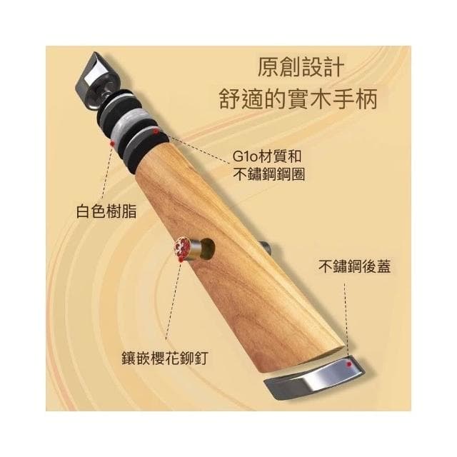 廚師菜刀67層大馬士革鋼刀具套裝專業切片刀水果刀高級鍛打刀