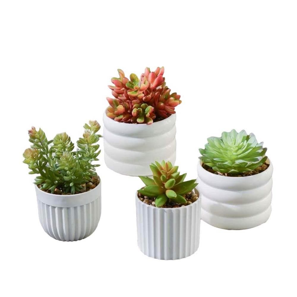 大好屋 仿真多肉盆栽組 多肉盆栽 辦公室小物 仿真植物 盆栽 拍照道具 桌上小盆栽 裝飾綠植