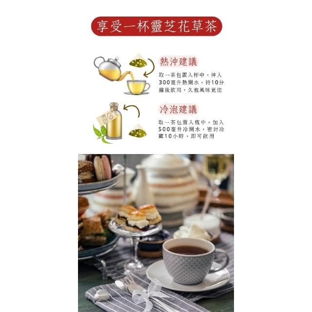 靈芝草人 真心靈芝紅棗茶 (全素)   3包入/盒 老婆 母親  生日禮物 附提袋