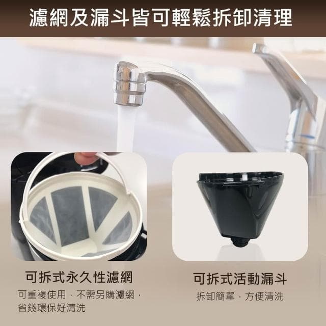 【SANLUX 台灣三洋】4人份 美式咖啡機SAC-04A/ 自動保溫