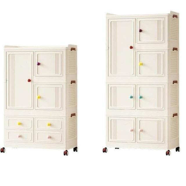 兒童衣櫃寶寶衣服收納櫃嬰兒小衣櫥家用大容量櫃子置物零食儲物櫃