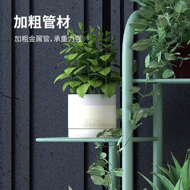 附發票~ 多層花架 盆栽架 植物架 花架 客廳陽台置物架移動帶輪家用 多層花盆架 鐵藝多肉落地式花架子