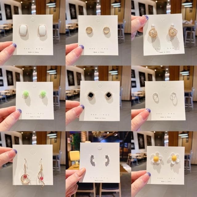 圓形吊墜耳環 飾品 耳釘 網美 高級感 耳飾 氣質百搭 耳環 韓國 耳針 珍珠耳環