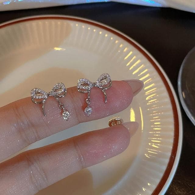 粉鑽花朵耳環 飾品 耳釘 網美 高級感 耳飾 氣質百搭 耳環 韓國 耳針