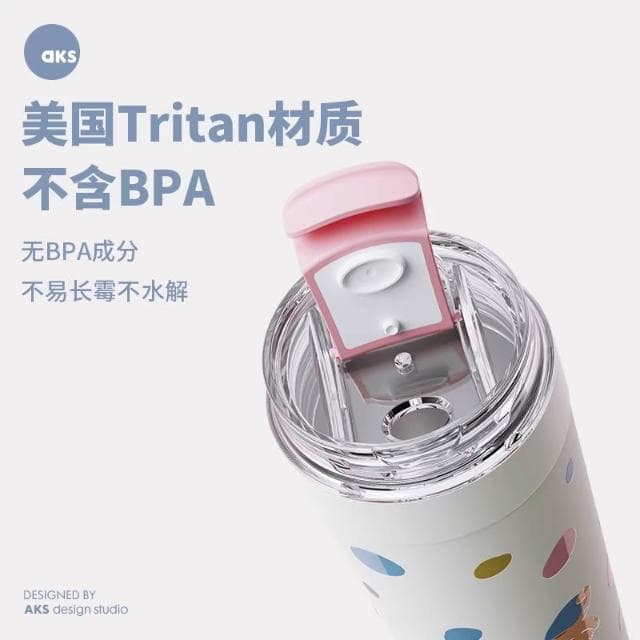 「現貨免運」咖啡環保杯保溫咖啡杯保溫杯直飲杯隨手杯冰霸杯吸管杯保冰杯情侶杯女生生日交換禮物