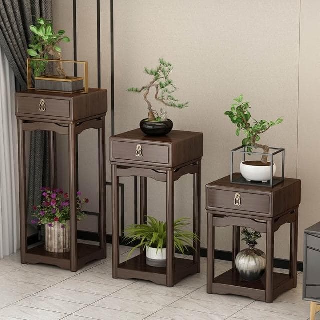陽台花架 置物架 植物架 收納架 客廳落地式花盆托架植物架室內盆栽綠籮擺放架花台