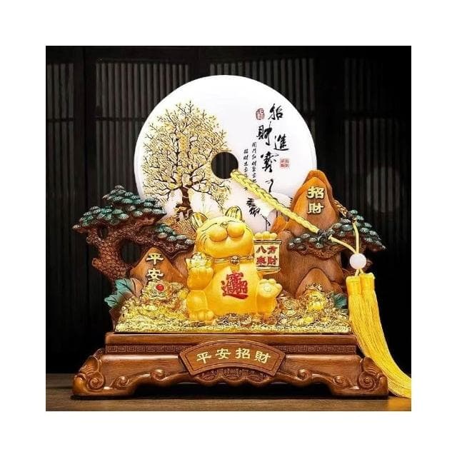 招財貓 水晶樹 發財樹 招財鹿 招財擺件 家居擺飾 客廳 玄關擺飾  入厝禮物 開店送禮 開幕送禮
