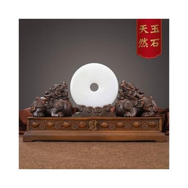 貔貅擺件一對招財旺財皮丘平安扣家居客廳玄關辦公室裝飾開業禮物