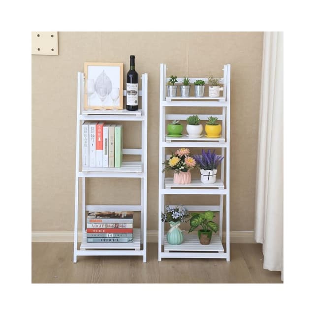 實木多層花架子多肉花架落地客廳折疊盆栽花架植物架 陽臺鞋架書