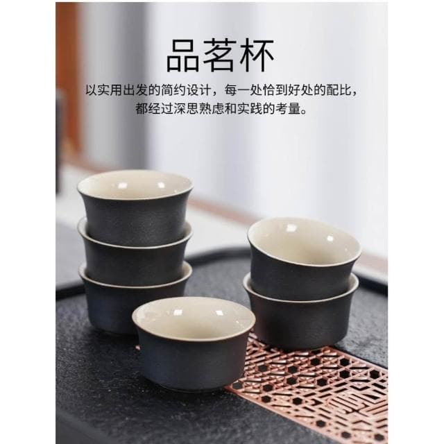 茶具套裝新款家用簡約輕奢小套茶杯喝茶壺茶盤戶外便攜皮箱禮盒裝