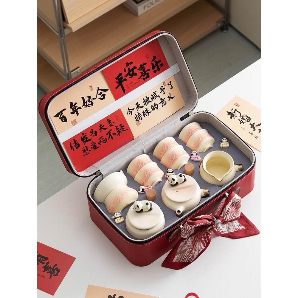 特別的新婚禮物送新人結婚茶具套裝陪嫁新娘閨蜜訂婚禮品高級實用