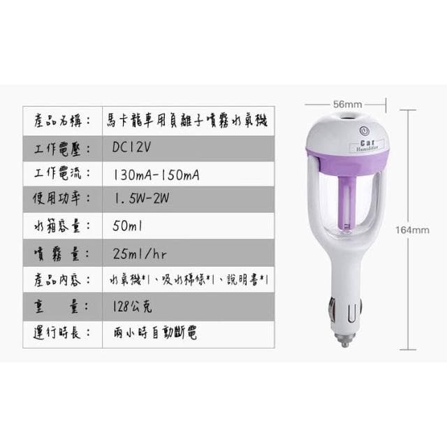 精品系列 馬卡龍車用負離子噴霧水氧機 水霧機 濕潤器 防乾燥 加濕器 空氣清淨器 香薰 精油機 香氛機 保濕 淨化