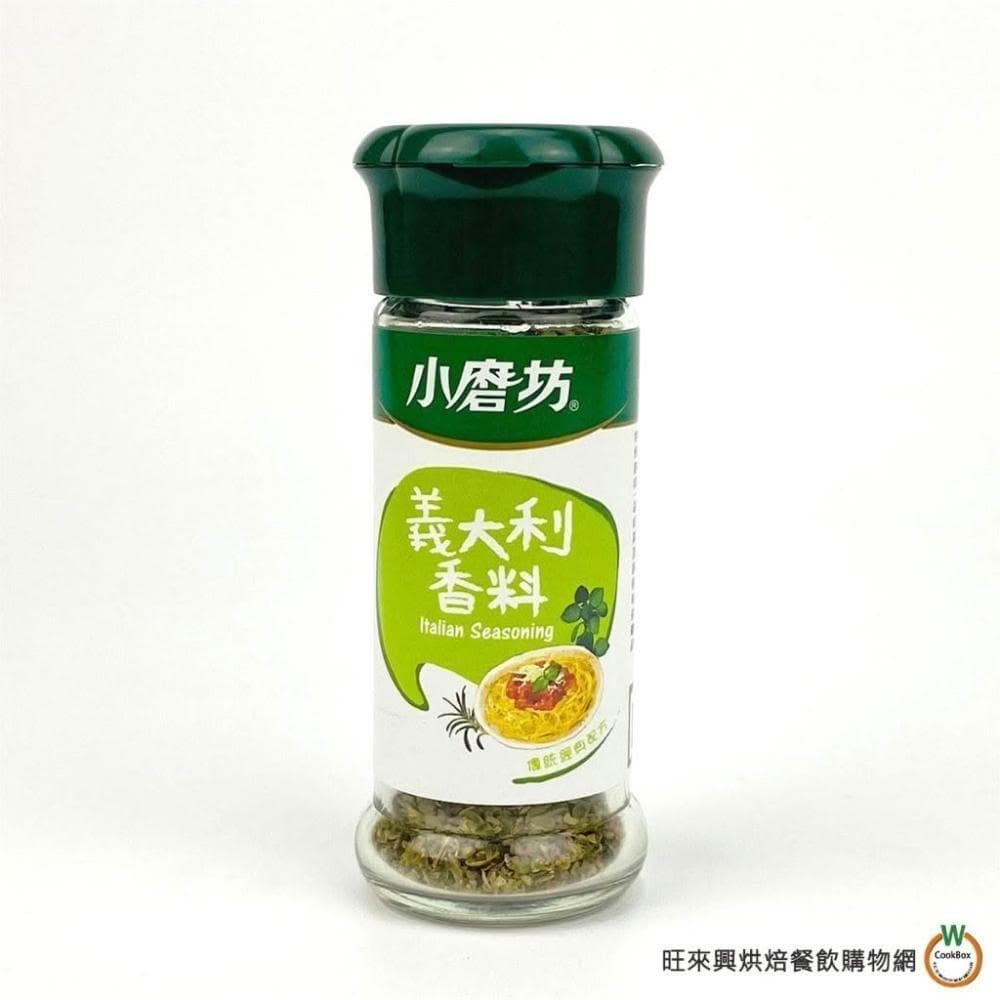 【旺來興烘焙餐飲購物網】小磨坊WD 義大利香料 7g (含瓶重137g) / 瓶