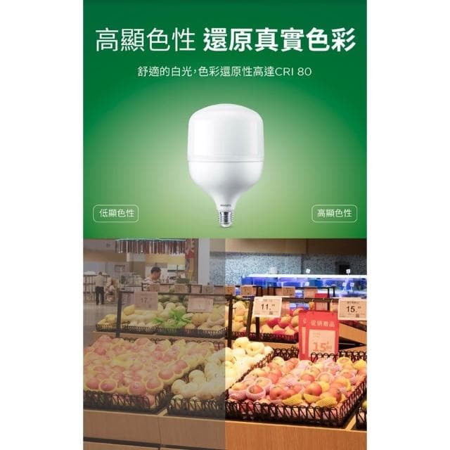 【Philips 飛利浦】[ 快速出貨 ]  飛利浦LED 中低天井燈泡 大燈泡 高亮度燈泡 廠房燈泡 夜市燈泡 超亮燈泡