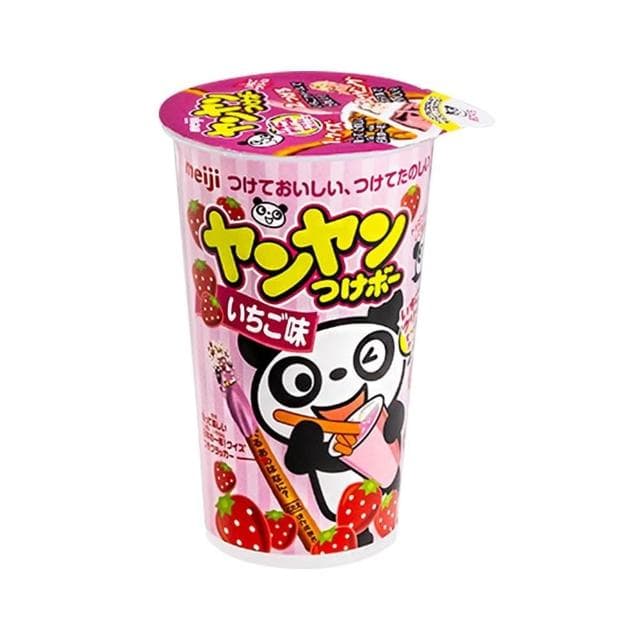 【Meiji 明治】洋洋棒餅乾 巧克力 草莓 附糖粒-任選