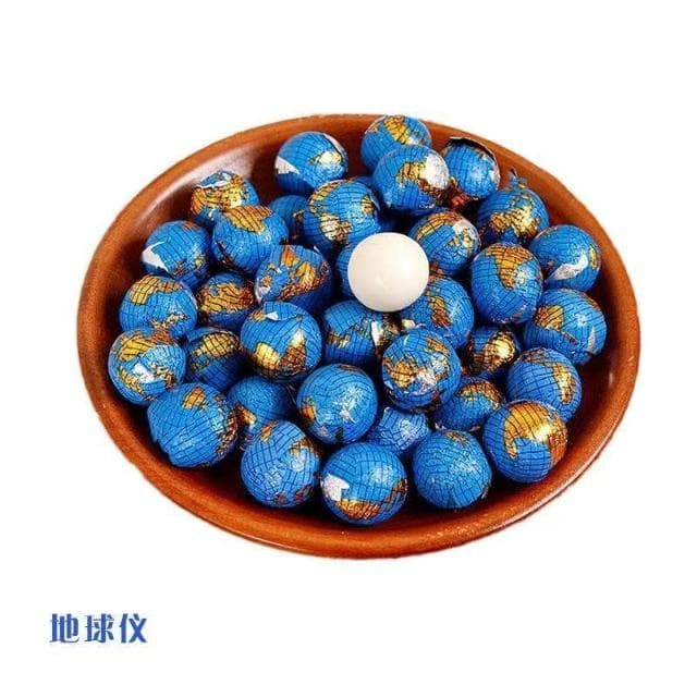 天下美食 足球巧克力糖 巧克力球 地球巧克力糖