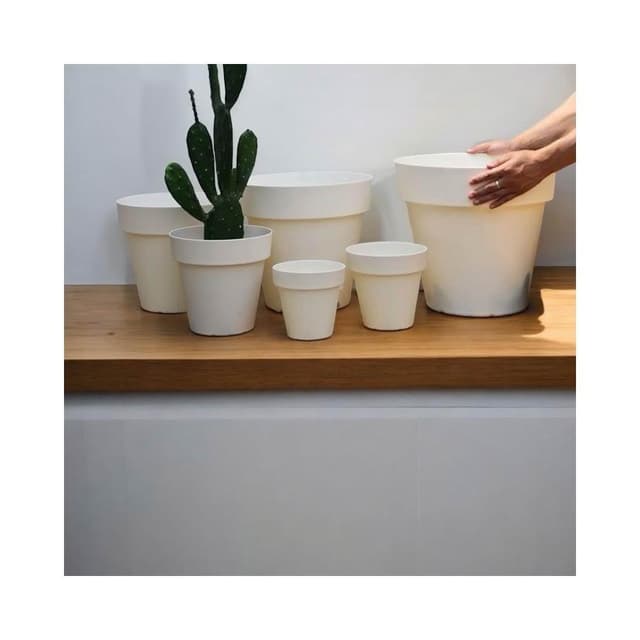 《斑啾植選》透氣疏水盆30#｜北歐風｜附底盤｜盆栽容器｜簡約無印風 ｜盆器｜多肉植物｜觀葉植物