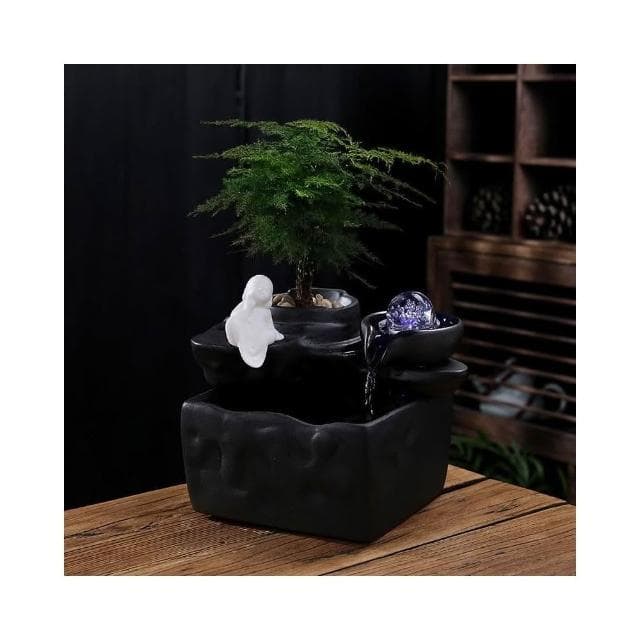 流水生財 循環水招財風水球噴泉 辦公室桌麵茶幾小擺件 開業喬遷禮物