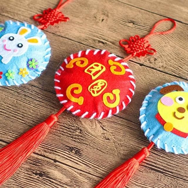 DIY中秋香包材料組(手工手作 材料包 DIY香包 香囊 中球節 吊飾 掛飾 隨身 包包掛件)