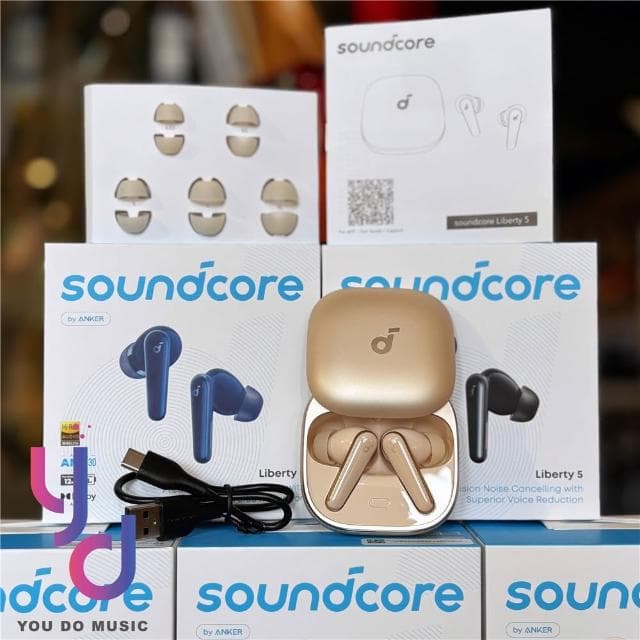 Soundcore Liberty 5 主動降噪 真無線 藍牙 防水 耳機 黑/白/藍/粉/金 公司貨 兩年保固