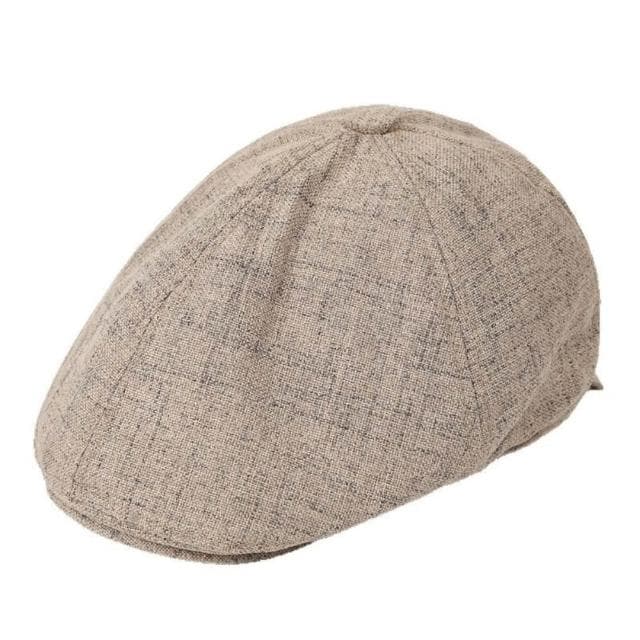 【巴黎精品】紐約精品 父親節禮物 現貨+預購 鴨舌帽貝雷帽畫家帽(美式復古棉麻前進帽男女帽子4色a1jg81)