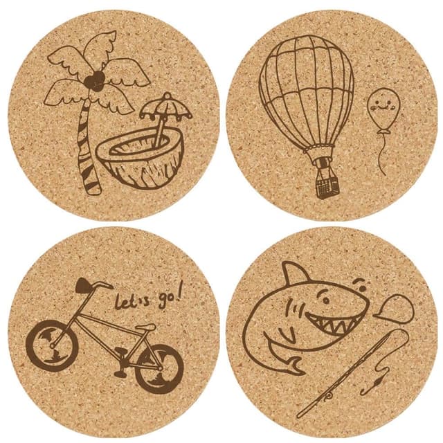 餐墊 杯墊 軟木塞杯墊 (旅行 travel ) 小禮品 生日禮物 訂製禮品 個性杯墊 小禮物 禮品 結婚禮品