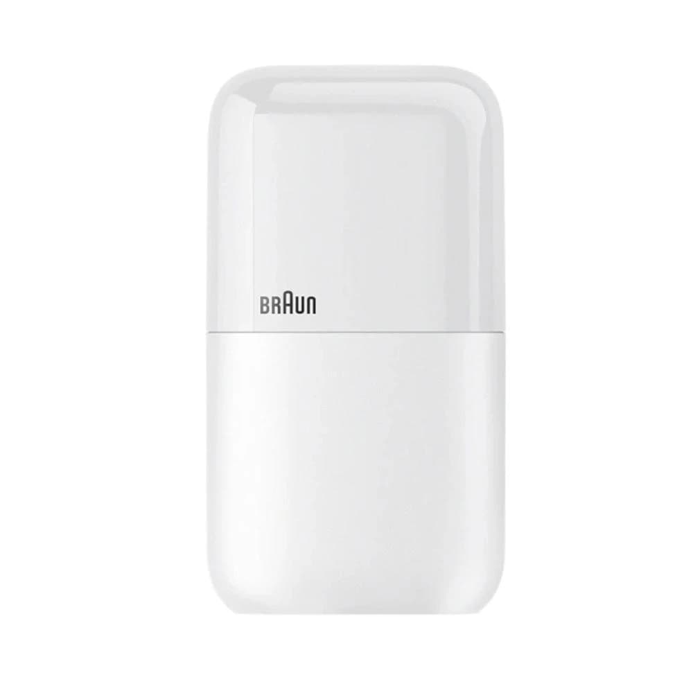 【BRAUN 百靈】黑子彈口袋電鬍刀 M1011簡約白