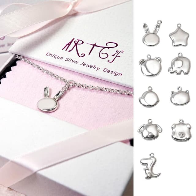 【ART64】純銀寶寶手鍊 彌月禮盒 動物造型9款任選 新生兒滿月/兒童生日禮物推薦(附提袋與擦銀布)