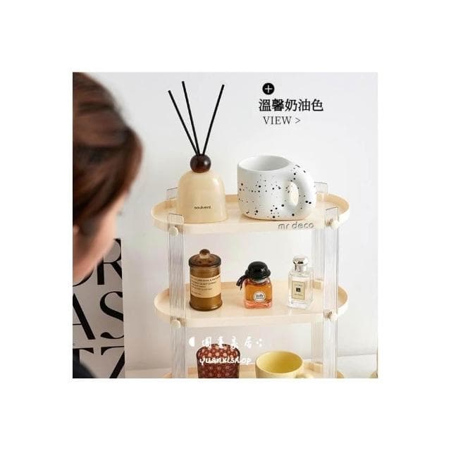 奶油風 杯架 輕奢 水杯 架子 收納 水吧 置物架 化妝品收納 馬克杯 咖啡 茶杯 茶具 放置 架
