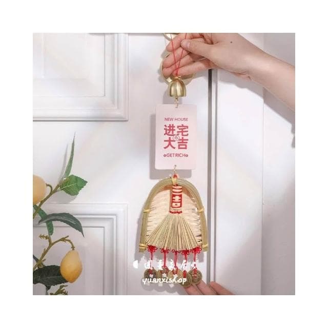 門把手裝飾(春節/過年/喬遷禮物/花環/開運招財/鈴鐺/派對裝飾)