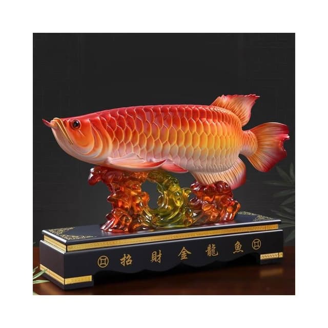 招財金龍魚擺件大客廳玄關辦公室裝飾品公司喬遷開業送禮年年有餘