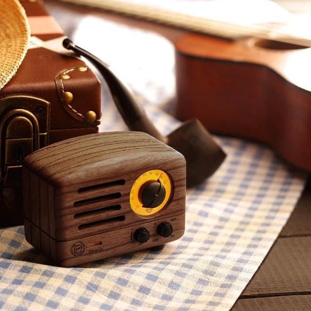 【MUZEN】OTR經典復刻藍牙音響收音機-經典版 胡桃木/玫瑰木(不含原廠保護皮套 提背帶 情人節禮物)