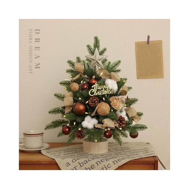 桌面聖誕樹(耶誕樹/聖誕樹/小型聖誕樹/聖誕裝飾/DIY/禮物/交換禮物/聖誕節)