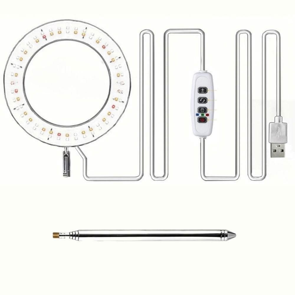 大植栽專用伸縮款植物燈 植物生長燈 USB植物燈 定時 led植物燈 全光譜 觀葉植物燈 多肉植物燈