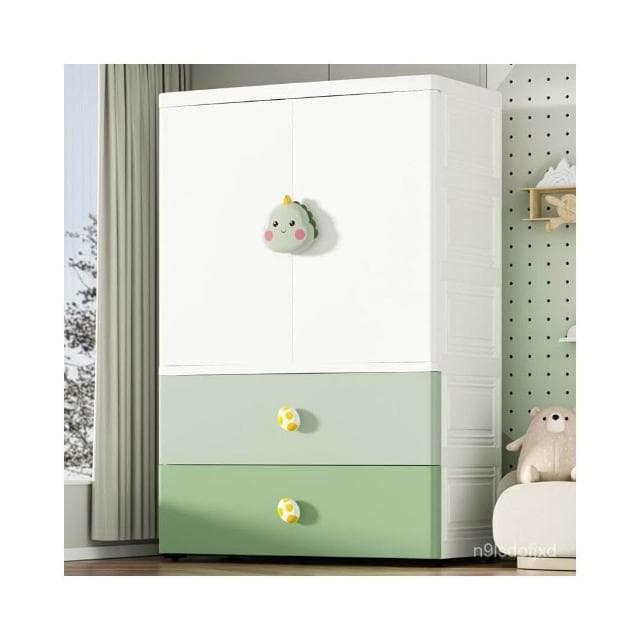 ⚡ 75公分特大加厚 兒童衣櫃寶寶衣服收納櫃塑料家用多層嬰兒小衣櫥 收納櫃 收納箱 收納架附鎖 收納櫃 置物櫃 收納箱