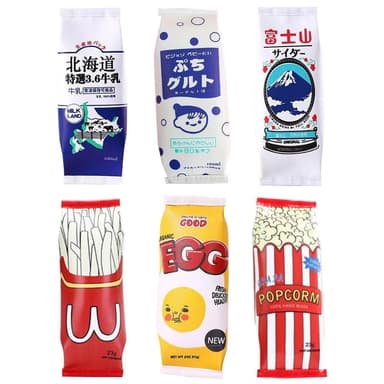 【D+ 滴家】仿真零食趣味筆袋 創意拉鍊鉛筆袋 韓版文具筆盒 零食筆袋 零食造型筆袋 仿真創意零食筆袋 拉鍊筆袋 生日禮物 交換禮物